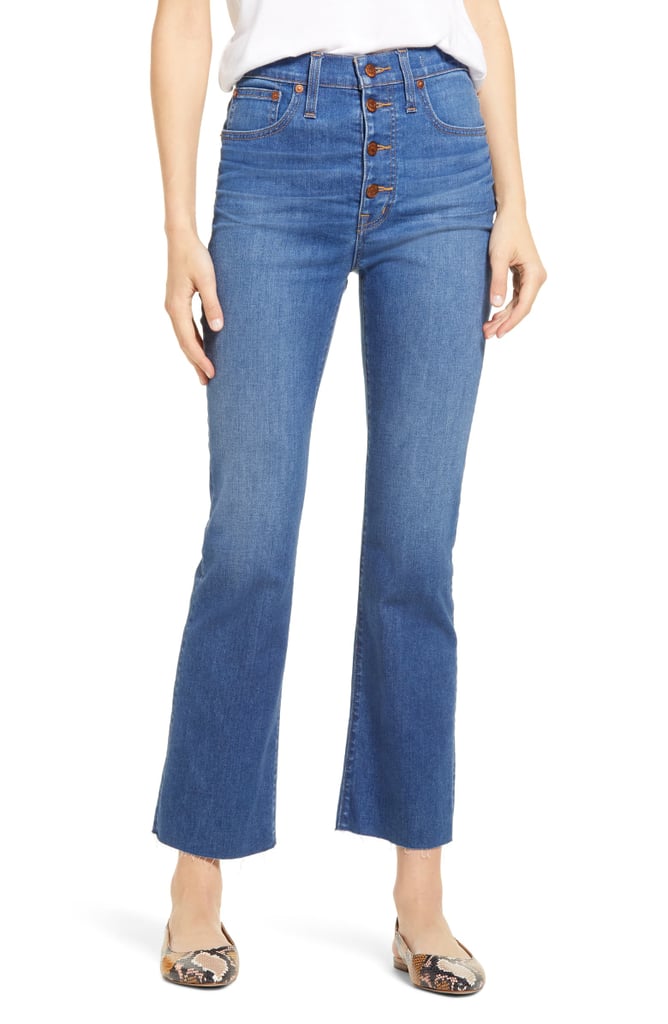 Madewell Cali High Waist Demi Boot Jeans