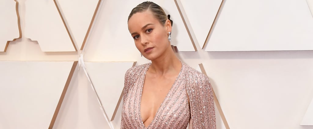 Brie Larson's Celine Cape Dress Oscars 2020 | Photos