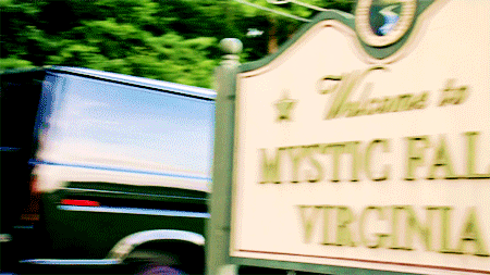 The Mystic Falls Sign