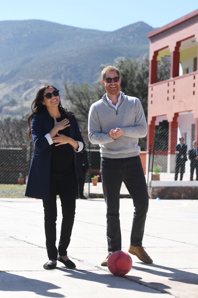 Prince Harry Meghan Markle Visit School on Morocco Tour 2019