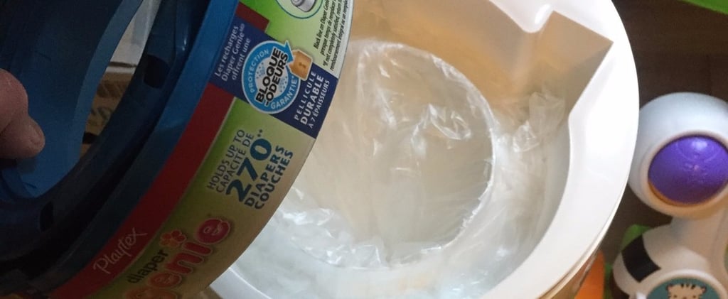 Diaper Genie Garbage Bag Hack