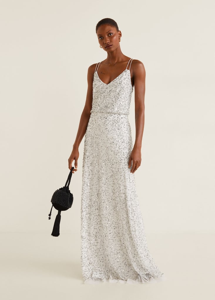 Mango Sequinned Gown
