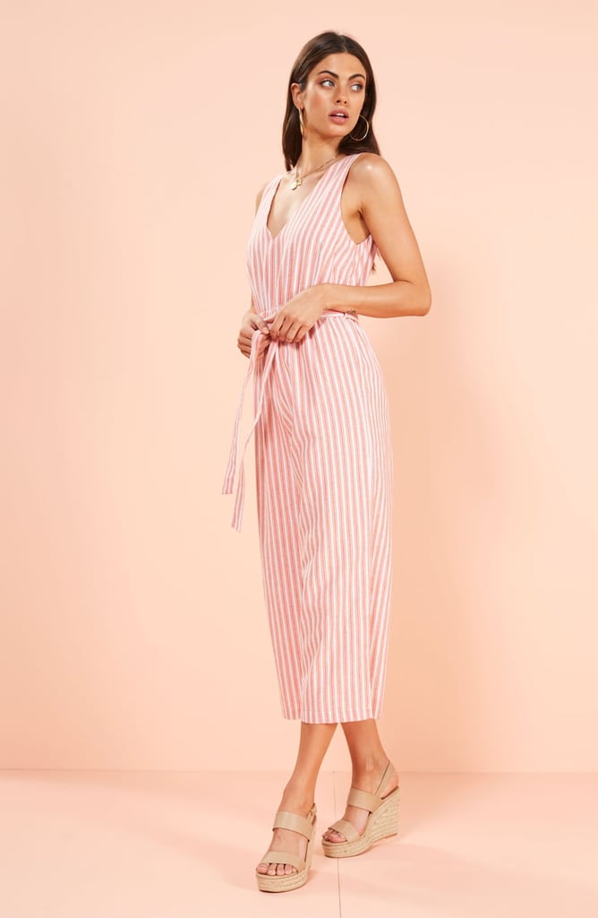 MINKPINK Stripe Crop Jumpsuit