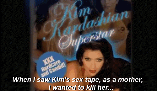 When She Reacted to Kim's Sex Tape . . .