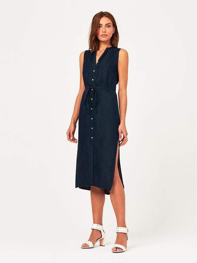 DL1961 Lispenard Sleeveless Shirt Dress