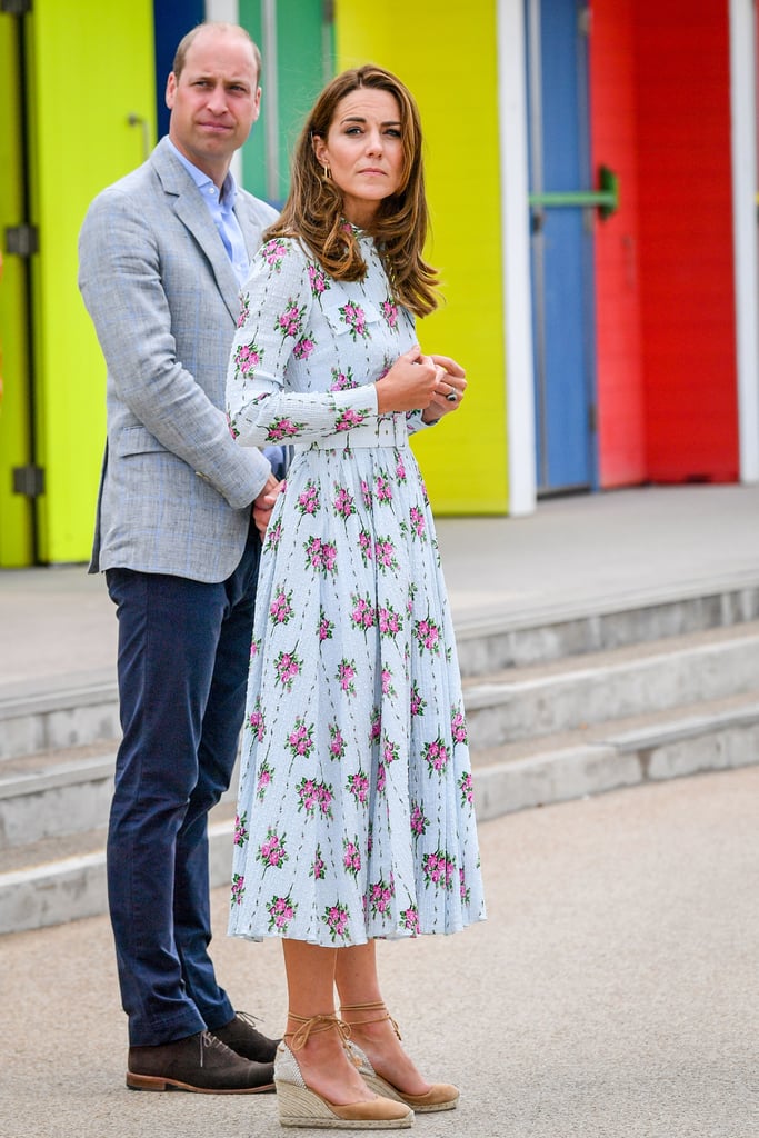 Kate Middleton Wearing Her Emilia Wickstead Dress on Barry Island, South Wales