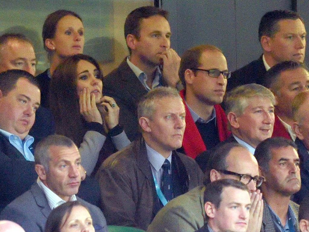 Kate Middleton and Prince William at Rugby World Cup 2015