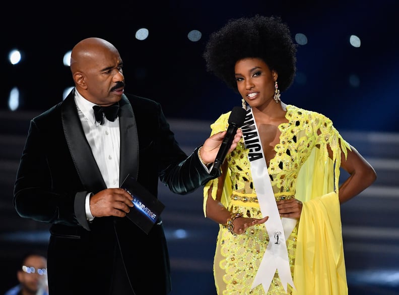 Miss Jamaica Davina Bennett Wears Afro at Miss Universe 2017