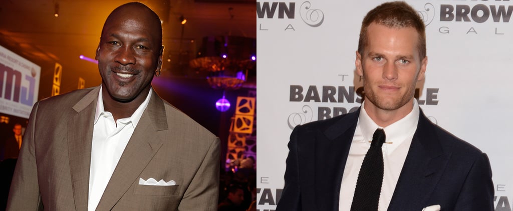 Michael Jordan and Tom Brady Playing Basketball | Video