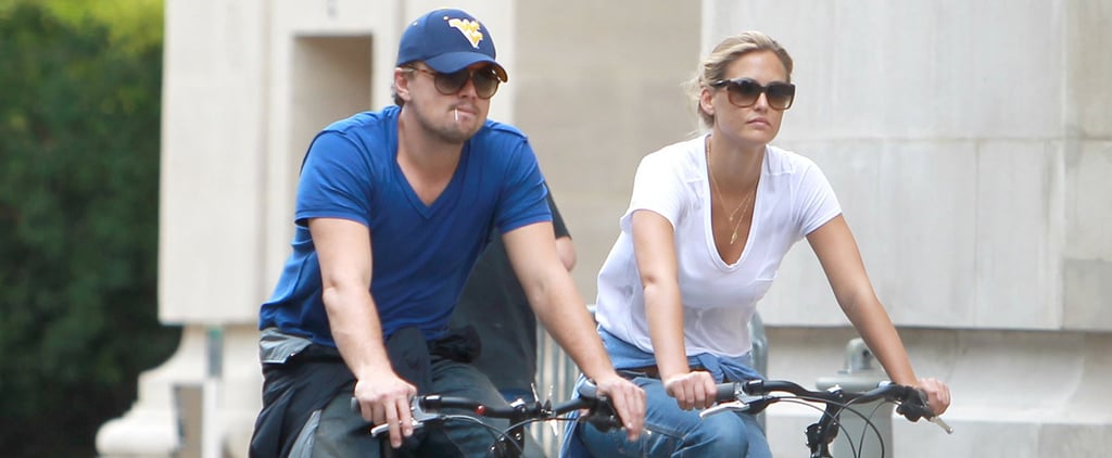 Leonardo DiCaprio Riding Bikes