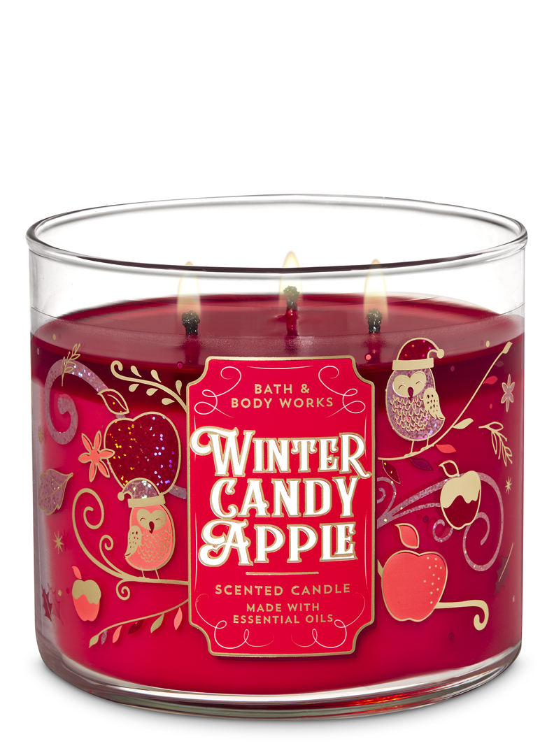 Winter Candy Apple 3-Wick Candle