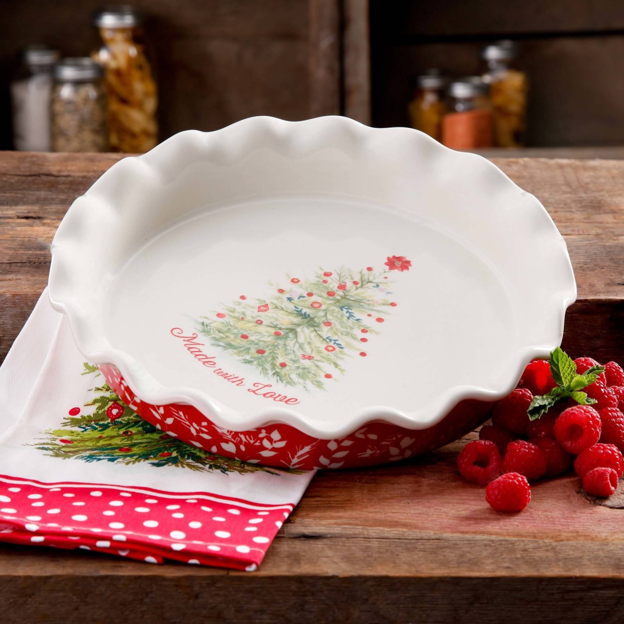 The Pioneer Woman Holiday Cheer 9 Ruffle-Top Pie Plate ($13), 30 Gifts  For the Friend Who Wishes She Had the Pioneer Woman's Kitchen