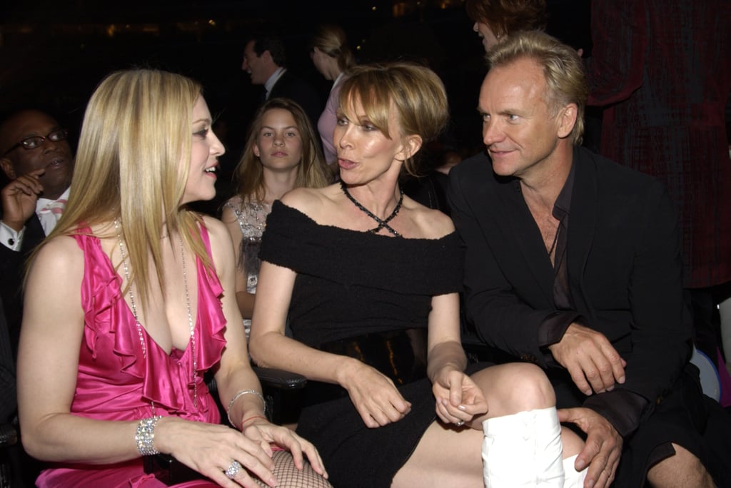 Sting and his wife, Trudie Styler, are godparents to Madonna's older son, Rocco Ritchie.