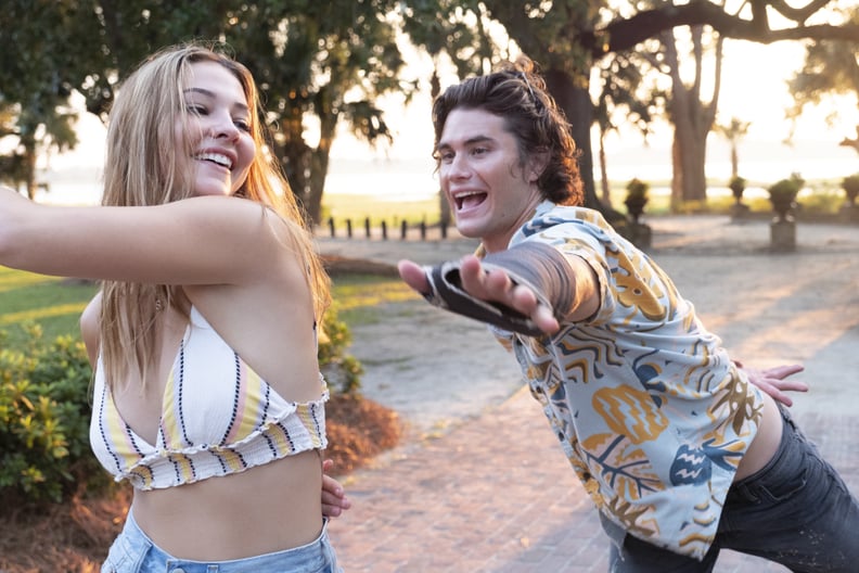 Sarah Cameron's Striped Crop Top on "Outer Banks" Season 1