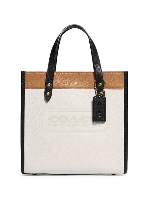 Coach Field Colorblock Leather Tote