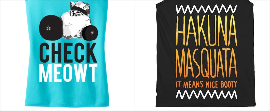 Funny Fitness Tanks and T-Shirts