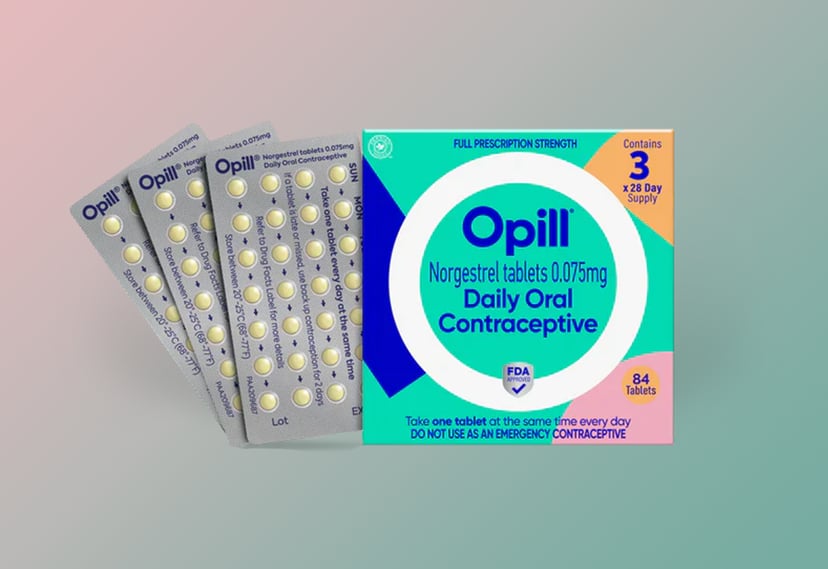 Opill, the first OTC birth control, is now available online.