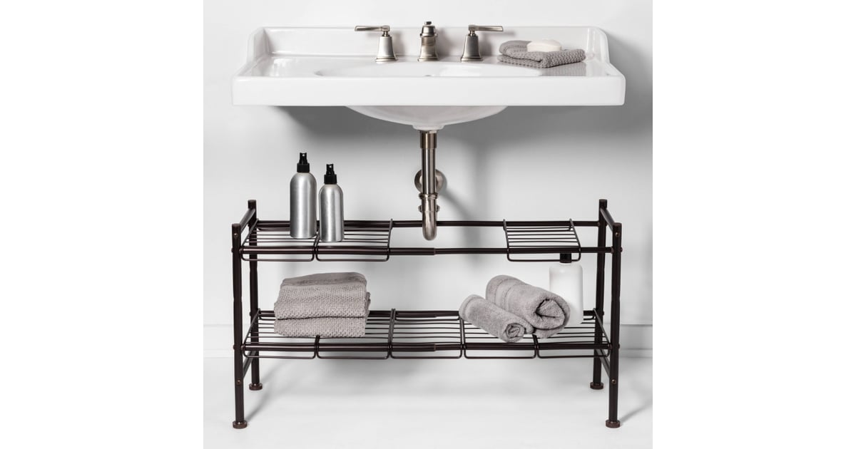 For Under the Sink Threshold Under the Sink Expandable Storage Shelf