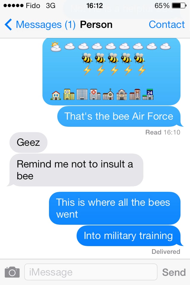 funny emoji conversations