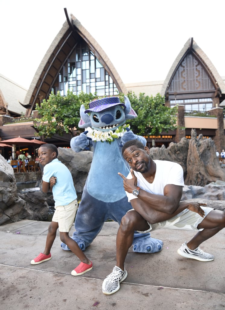 Sterling K. Brown and Family at Disney's Aulani Resort 2017