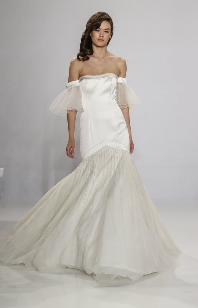 over the shoulder gown