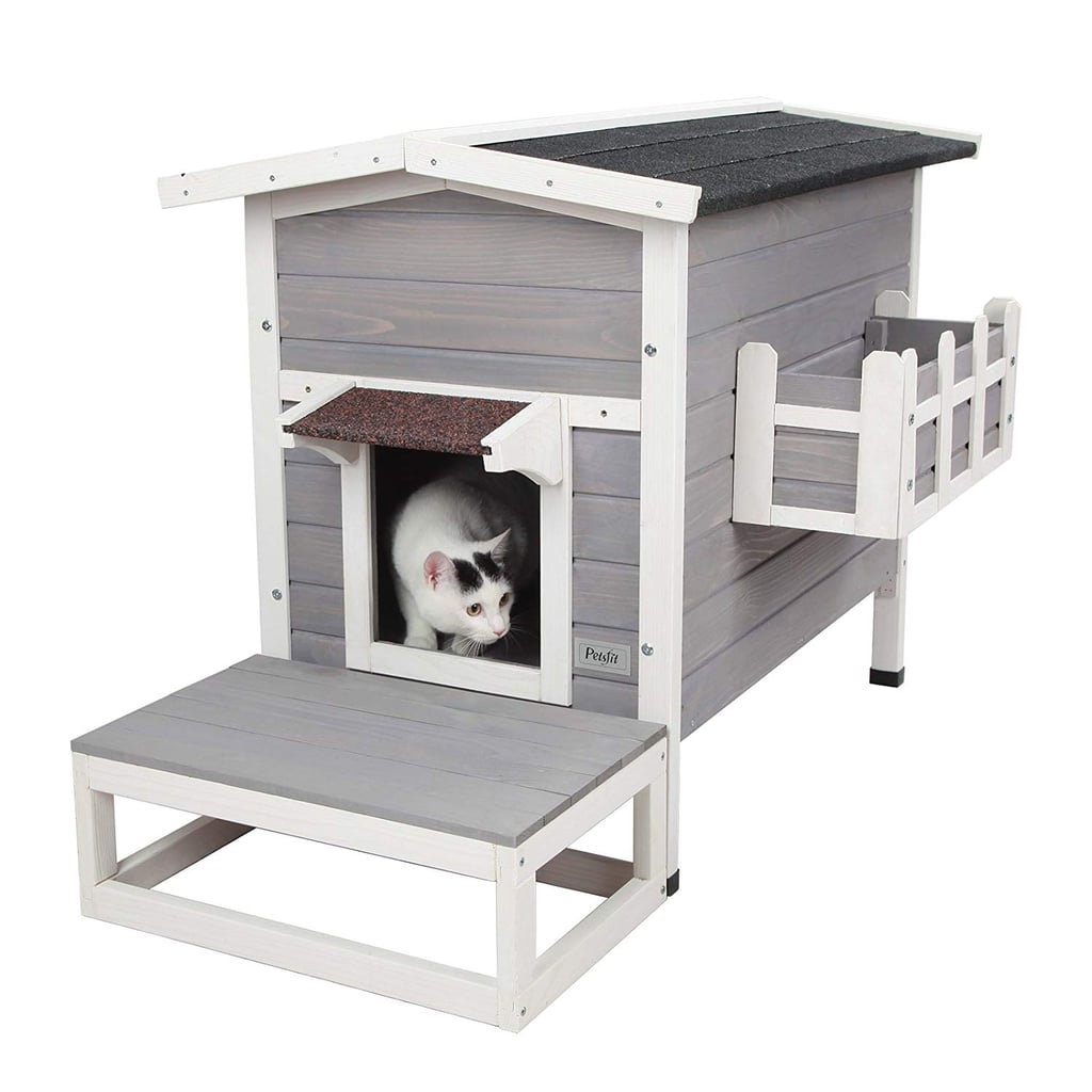 Petsfit Weatherproof Outdoor Cat Condo on Amazon