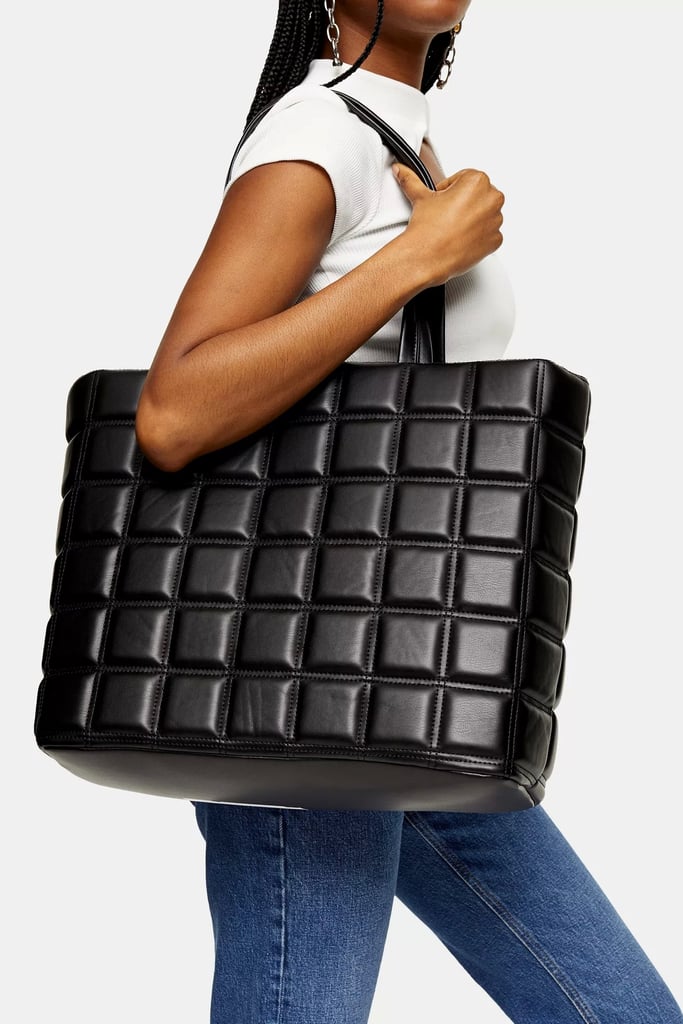 Our Pick: Topshop Riley Black Quilted Tote Bag