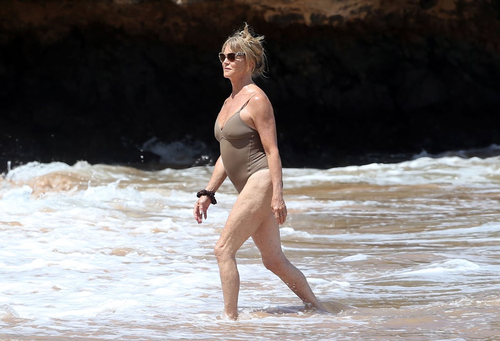 Goldie Hawn in Her Bathing Suit in Hawaii June 2016