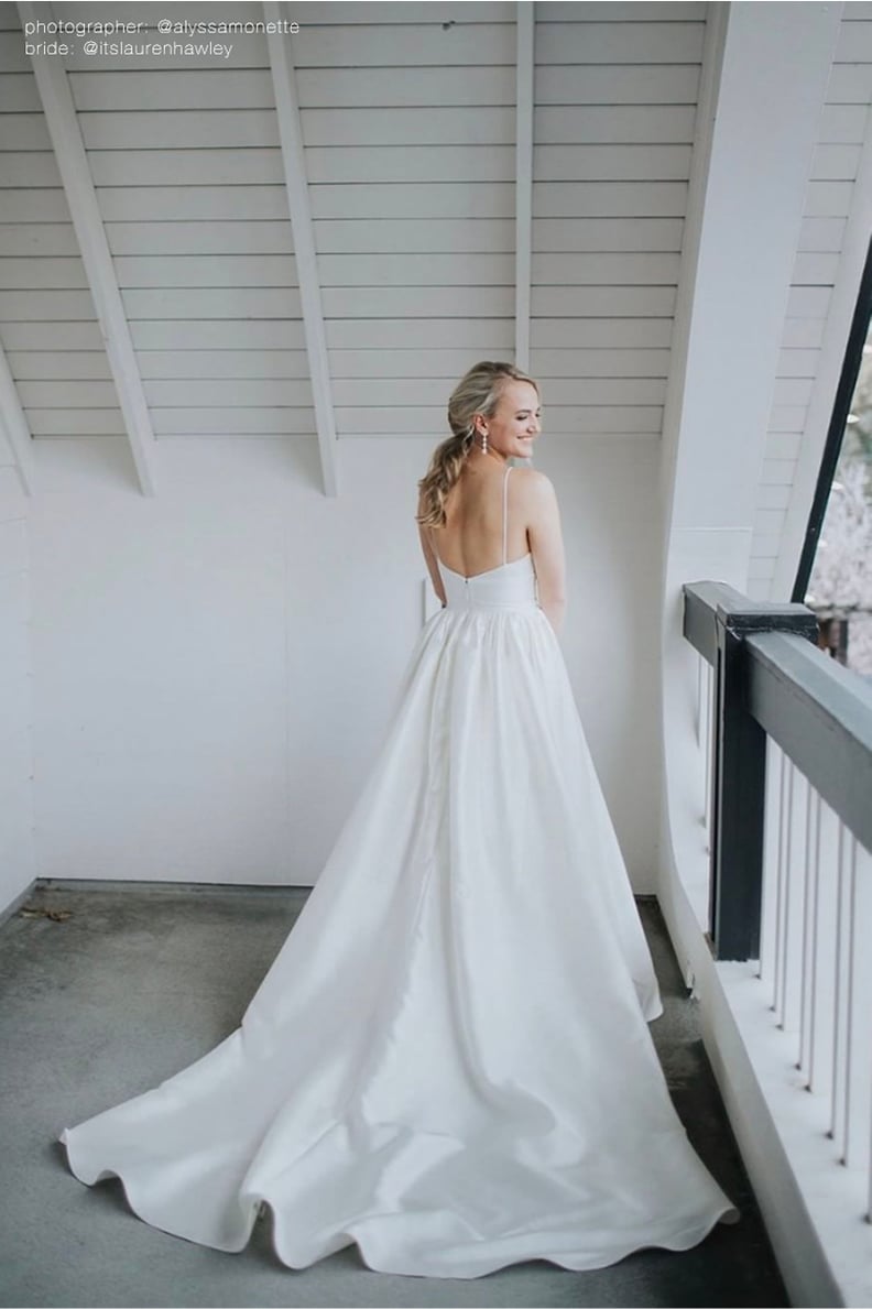 Mini Corset White Tulle Wedding Dress Engagement Photoshoot