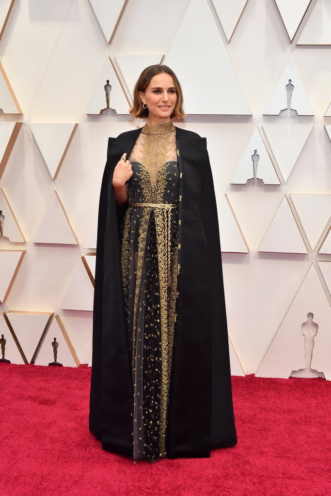 Natalie Portman's Oscars Cape With Female Directors' Names