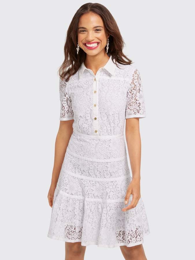 Draper James Meadow Lace Shirtdress