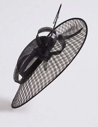 M&S Collection Large Disc Bow Hat