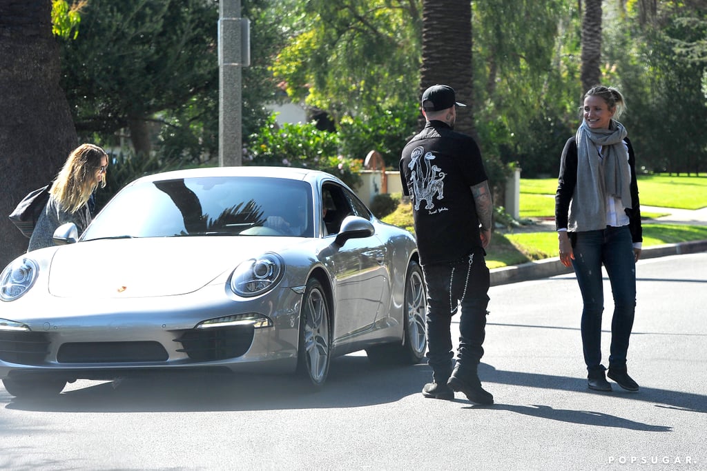 Cameron Diaz and Benji Madden PDA May 2015