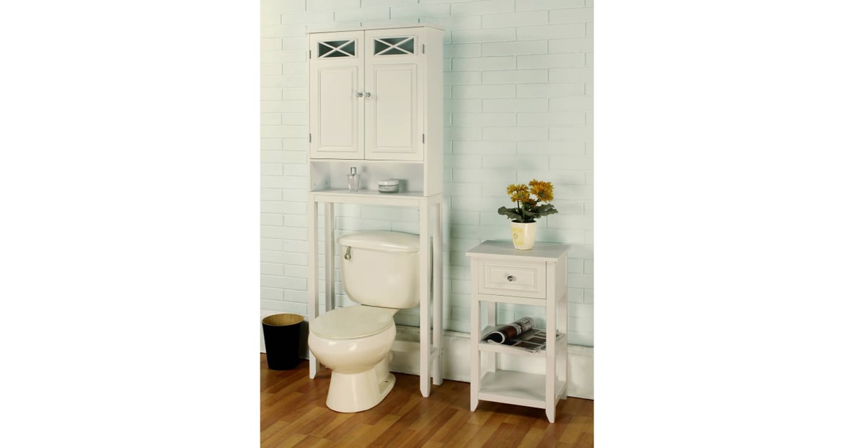 Dawson Over Toilet Space Saver in White Best Bathroom Organisation