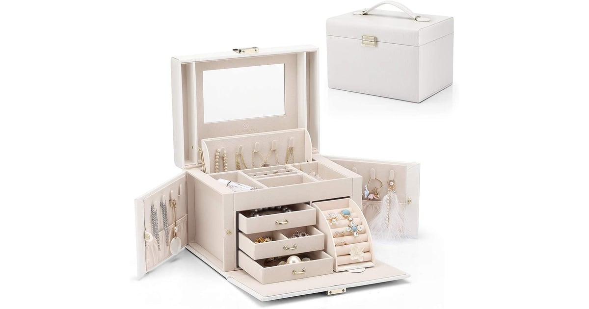 Vlando Faux Leather Jewelry Box Where to Buy the Home Edit Jewelry