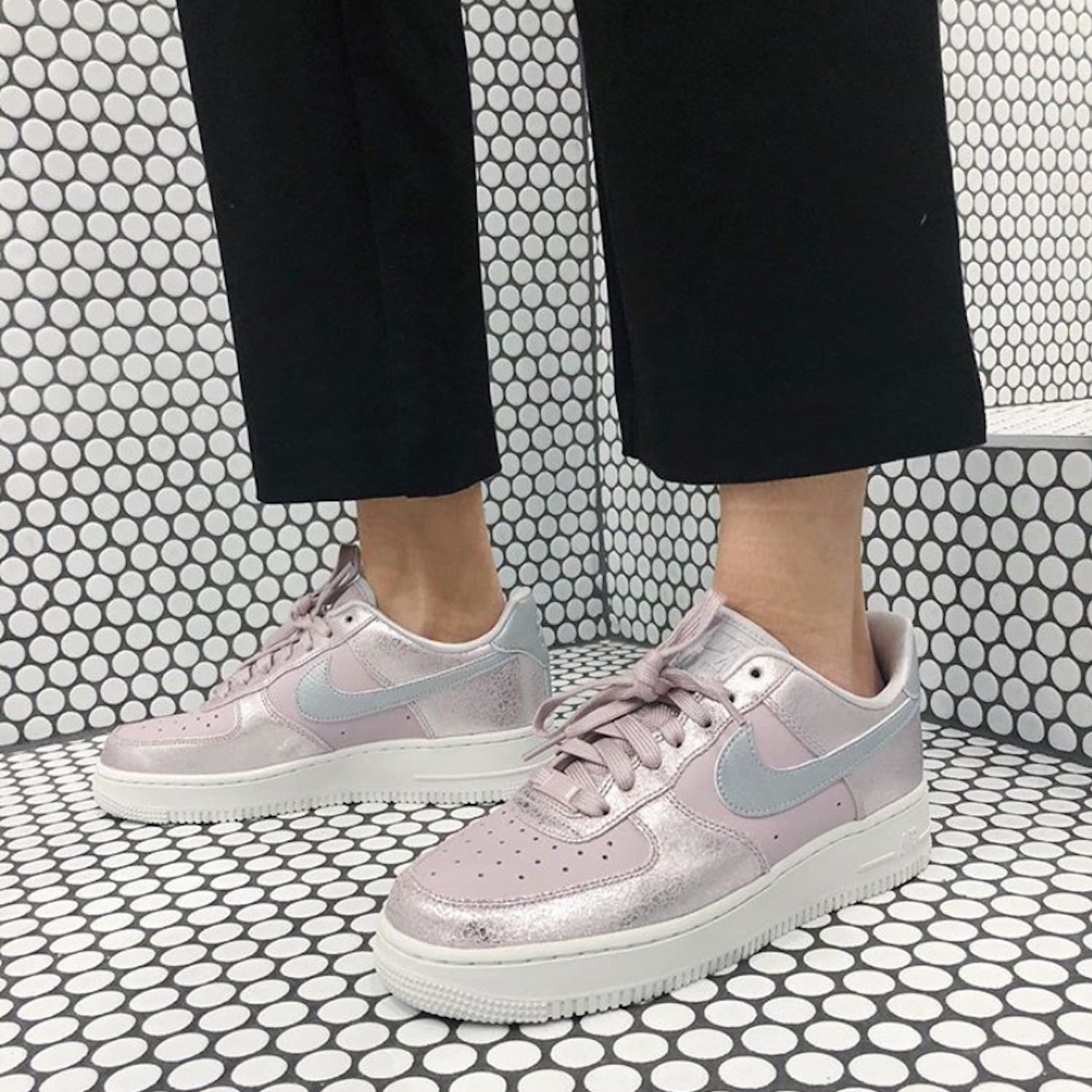 Pink Nike Air Force 1 Sneakers 
