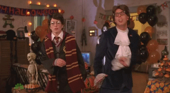 Dancing at a Halloween party in your 30s: