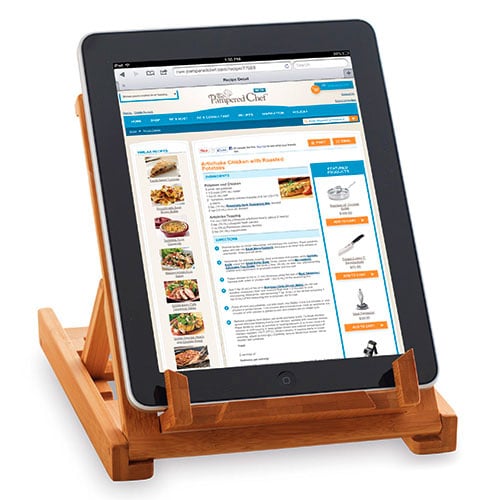 Pampered Chef Bamboo Tablet Stand