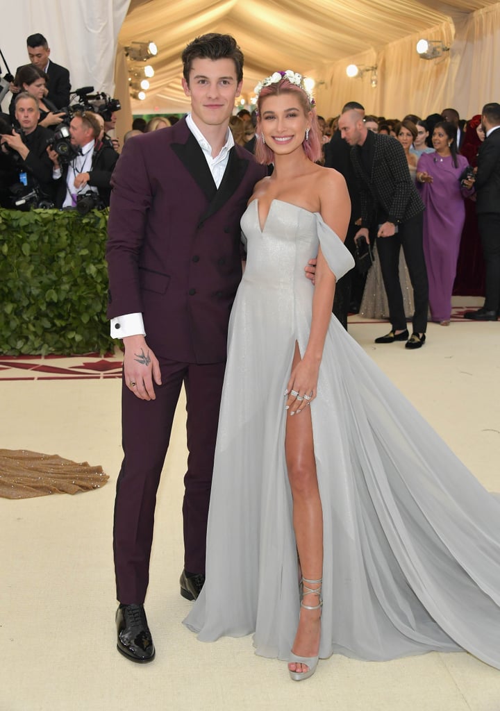 Hailey Baldwin and Shawn Mendes at the 2018 Met Gala