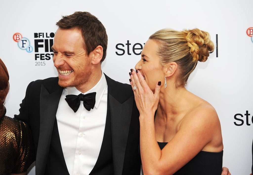 Kate Winslet Michael Fassbender Steve Jobs London Red Carpet