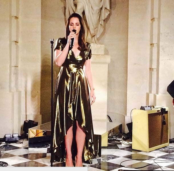 Lana Del Rey performed.
Source: Instagram user privategg