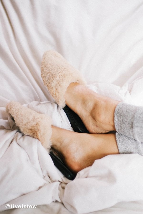 Faux Fur Mule Slide