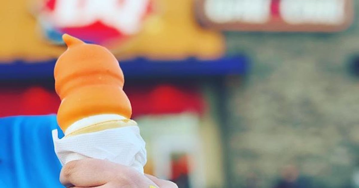 Dairy Queen's Dreamsicle Dipped Cone POPSUGAR Food
