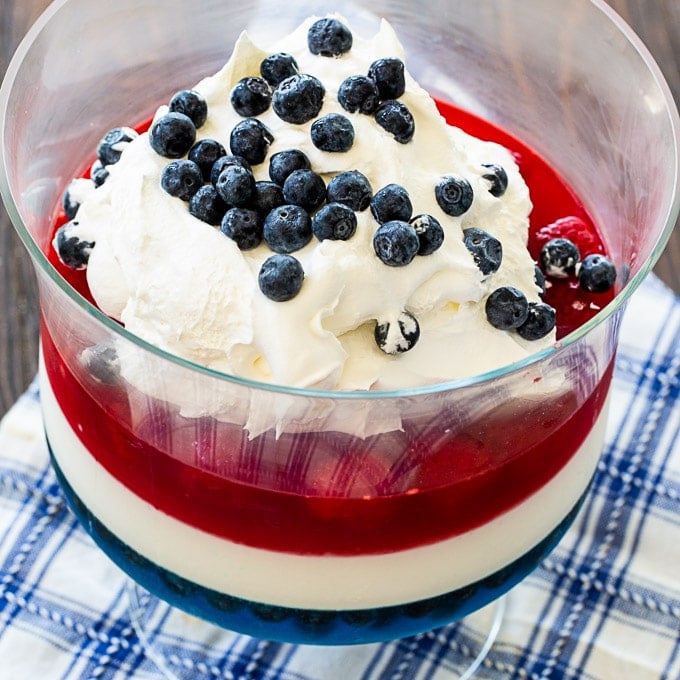 Layered Jell-O Salad