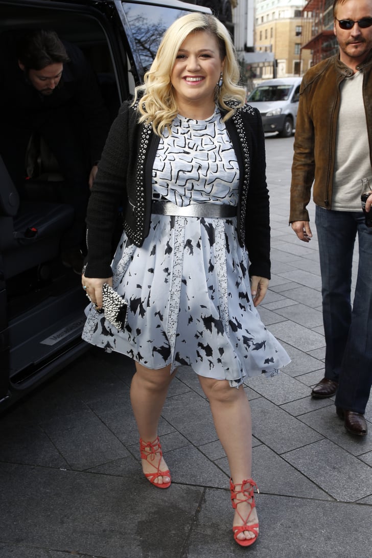 Kelly Clarkson was all smiles outside Capital FM Studios in London on ...