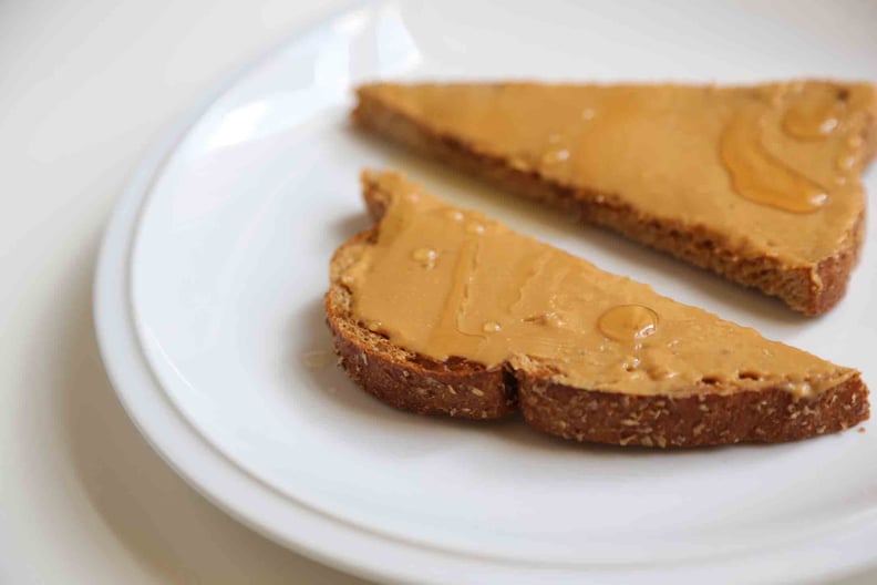 Toast, Almond Butter, and Maple Syrup