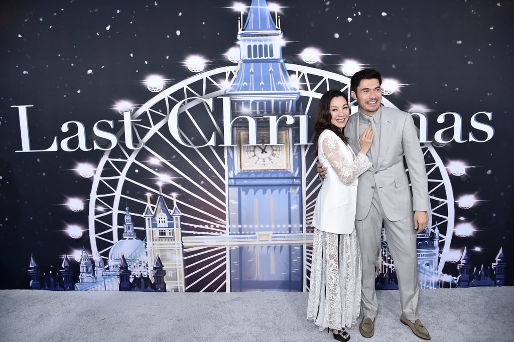 Michelle Yeoh and Henry Golding at the Last Christmas Premiere