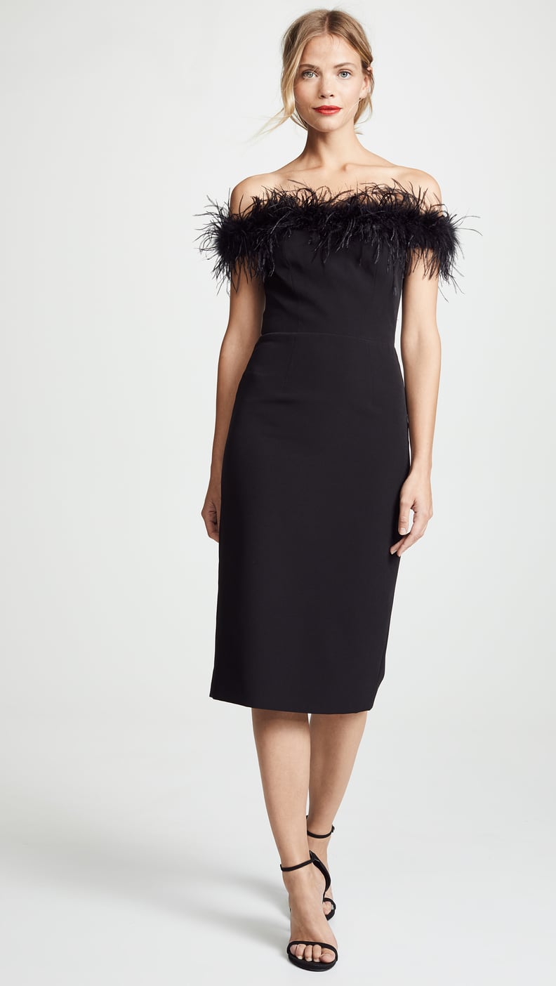Milly Feather Bodice Dress