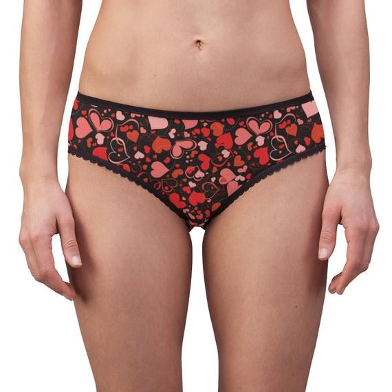 Moccia845 Red Hearts Briefs