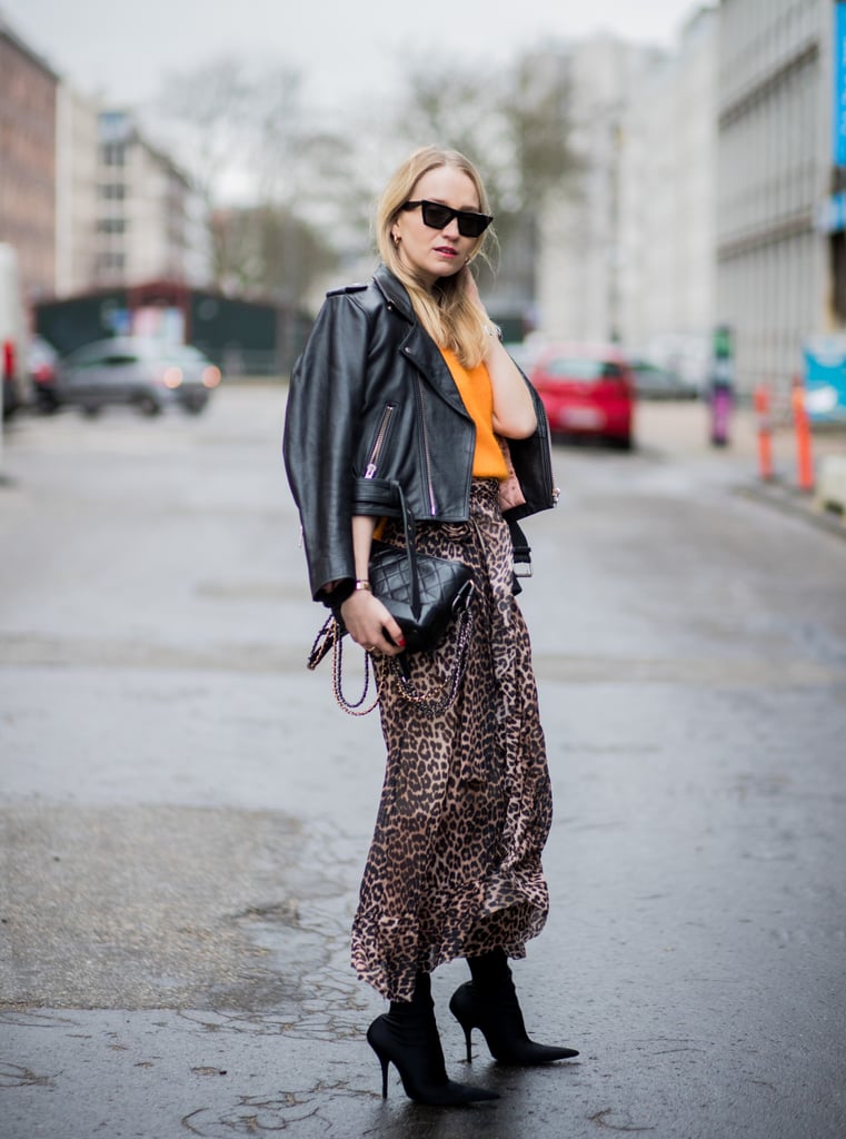 Wear a Pair With a Leopard-Print Skirt